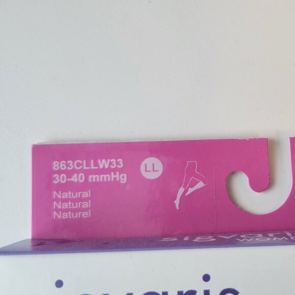 Sigvaris Medical Compression Hosiery / Knee-High / LL / Natural / 863CLLW33 - Picture 3 of 5